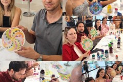 kerek selyemkepfestes csapatepito